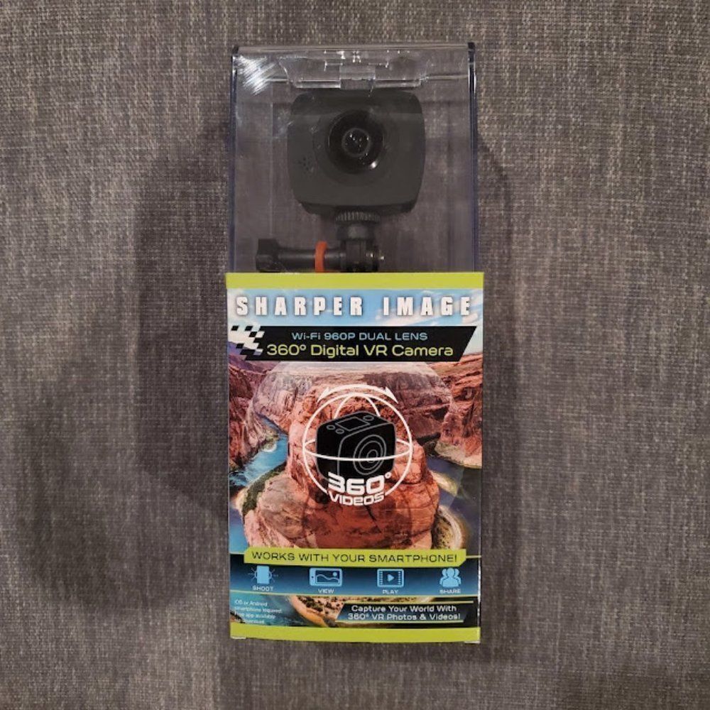 Sharper Image Black 360 Degres Digital VR Camera